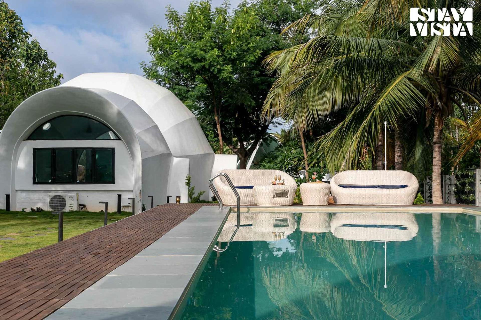Stayvista At Shwaas Mysore With Private Pool Exterior photo