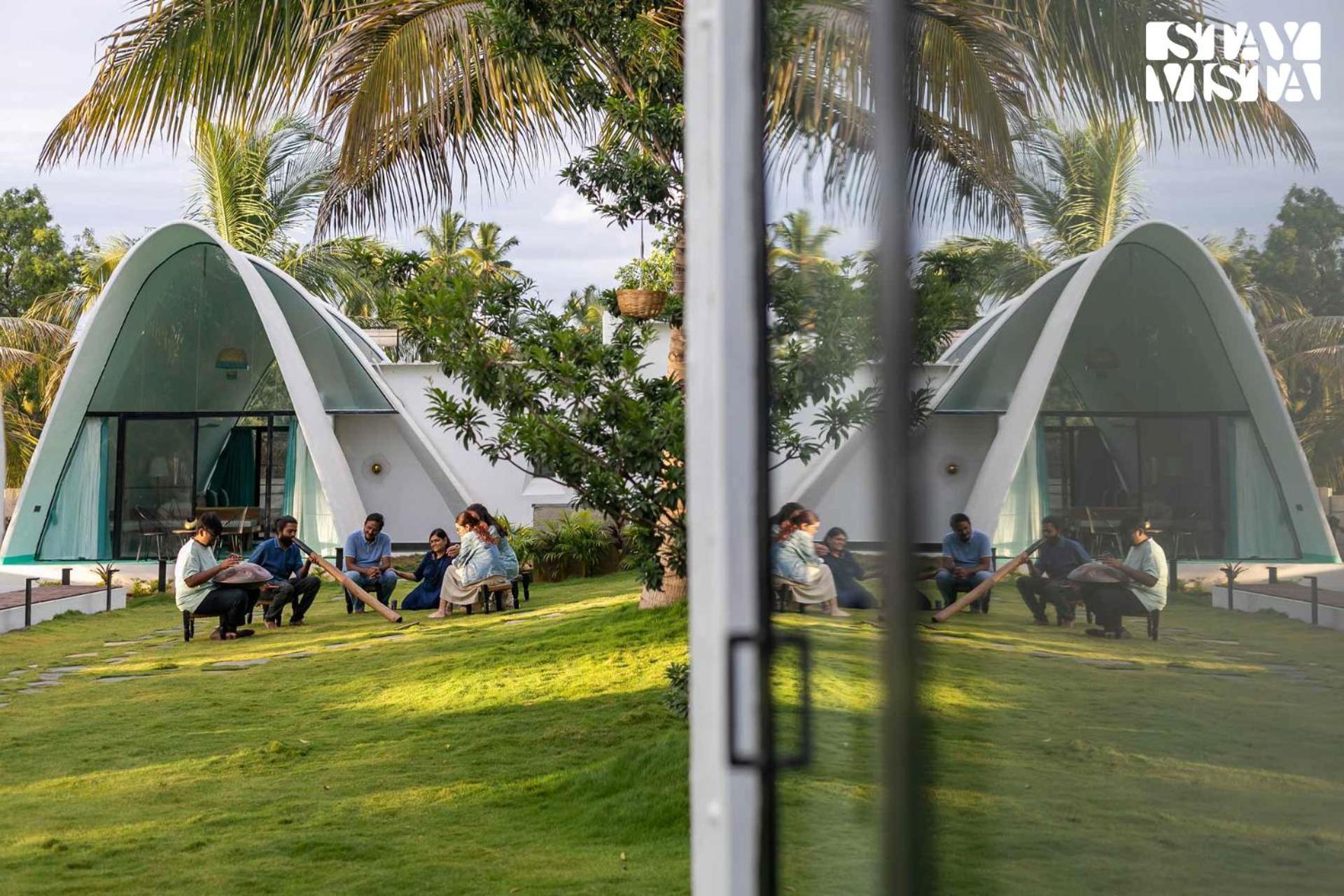 Stayvista At Shwaas Mysore With Private Pool Exterior photo
