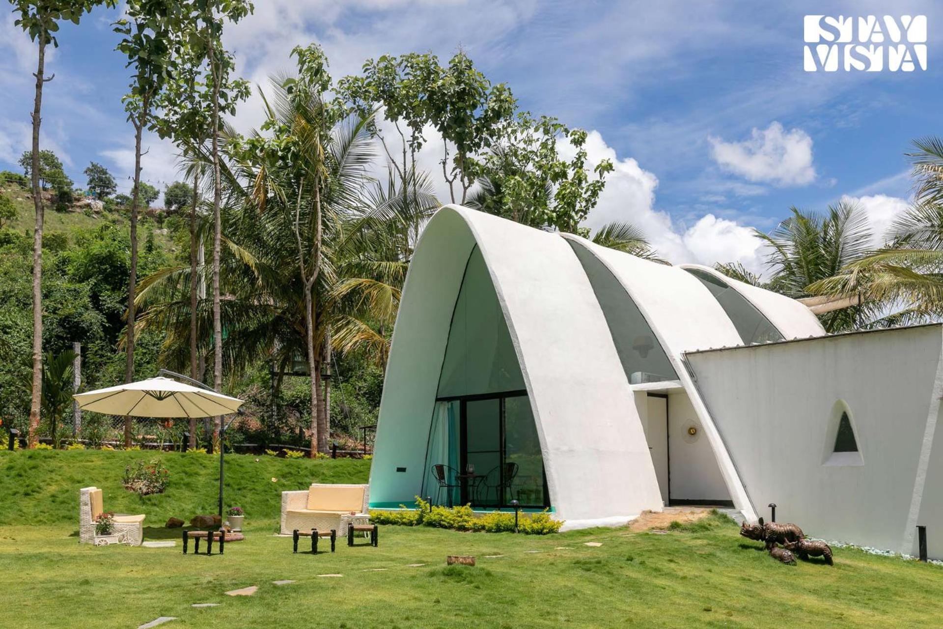 Stayvista At Shwaas Mysore With Private Pool Exterior photo